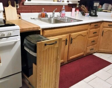 Custom Cabinet with Pullout Garbage
