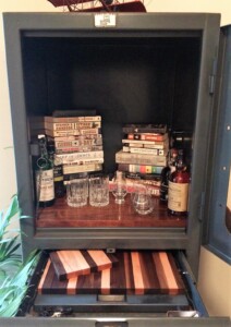 Installed Shelf and Cutting Board